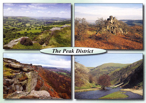 The Peak District postcards